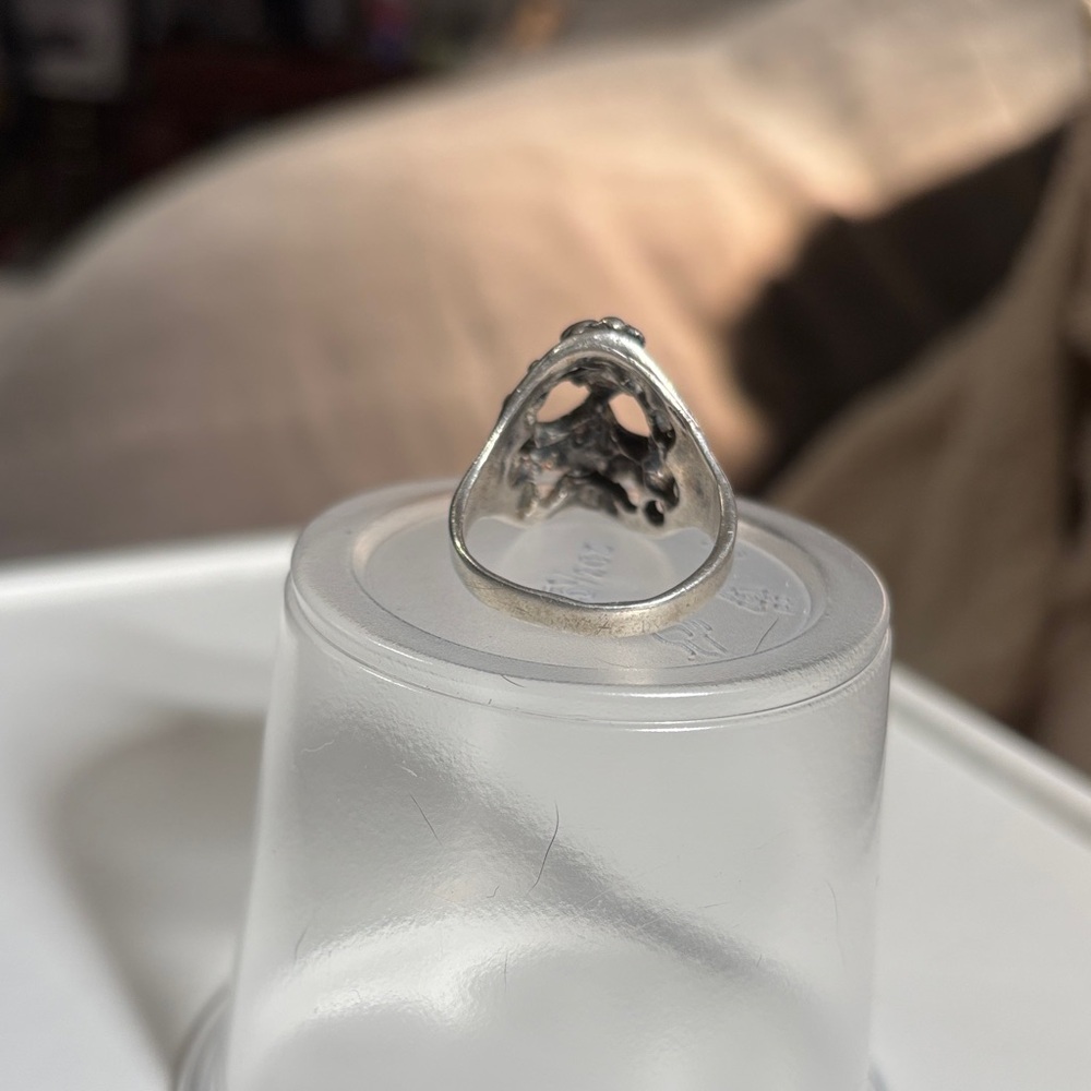 Silver Skull Ring - image 3